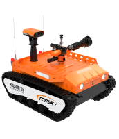 防爆消防滅火偵察機(jī)器人【重型超級動力】 (第5代，360°升降云臺探測裝置+語音控制）