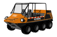 中小型水陸兩棲救援車(chē)（8×8，64KW，原地轉(zhuǎn)向）