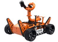 全地形消防滅火機器人【輪式履帶擺臂】 (第1代，升降云臺及氣體二合一探測裝置+語音控制