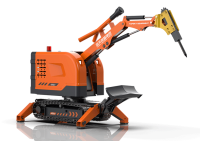 破拆機器人（音視頻傳輸、環(huán)境氣體探測+配備破碎錘、圓盤鋸、液壓剪、夾抓裝置等屬具，具有破拆、切割、剪切、抓取等功能）