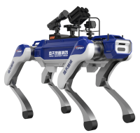 反恐防暴四足機器狗 （40kg超級大狗，第5代，自組網(wǎng)+集成一體式遙控器+雙光三軸增穩(wěn)云臺+38mm六聯(lián)發(fā)射器+捕捉網(wǎng)發(fā)射器）