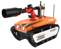 防爆消防滅火偵察機(jī)器人（D6重型，全功能款，雙向語(yǔ)音對(duì)講+語(yǔ)音控制+漏電探測(cè)+火焰識(shí)別+自主跟隨+半自住行走）